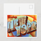  New York Aankondigingskaart (Voorkant / Achterkant)