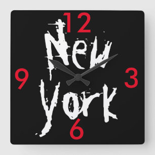 New York Acrylic Wall klok