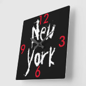 New York Acrylic Wall klok (Hoek)