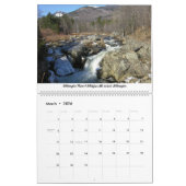 New York Adirondack Mountains 12 maanden kalender (Mar 2026)