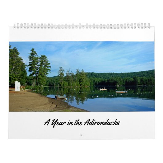 New York Adirondack Mountains 12 maanden kalender (Hoes)