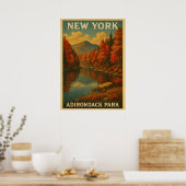 New York Adirondack Park V01 Poster (Keuken)
