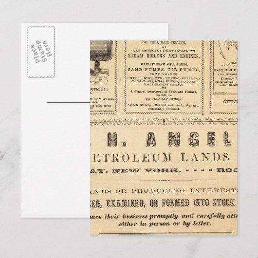 New York Advertisements Briefkaart (Voorkant / Achterkant)