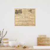 New York Advertisements Poster (Keuken)
