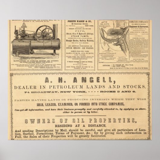 New York Advertisements Poster (Voorkant)