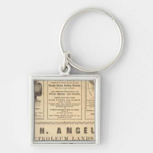 New York Advertisements Sleutelhanger (Voorkant)