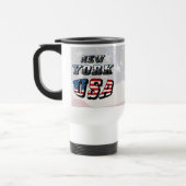 New York Afbeelding en de Verenigde Staten Vlag te Reisbeker (Links)