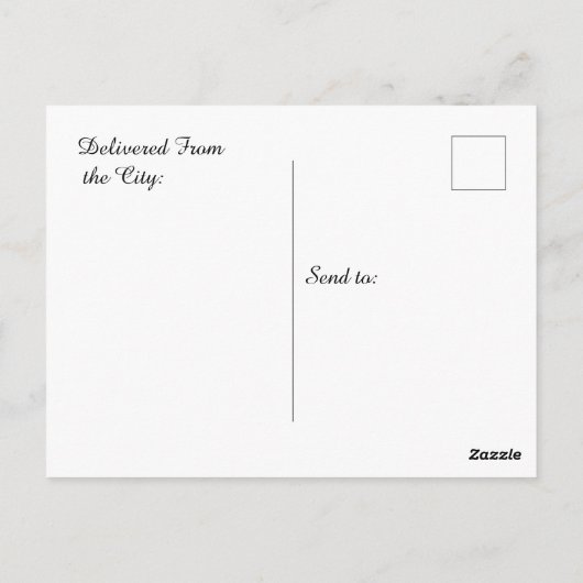 New York Afbeelding | New York Briefkaart (Achterkant)