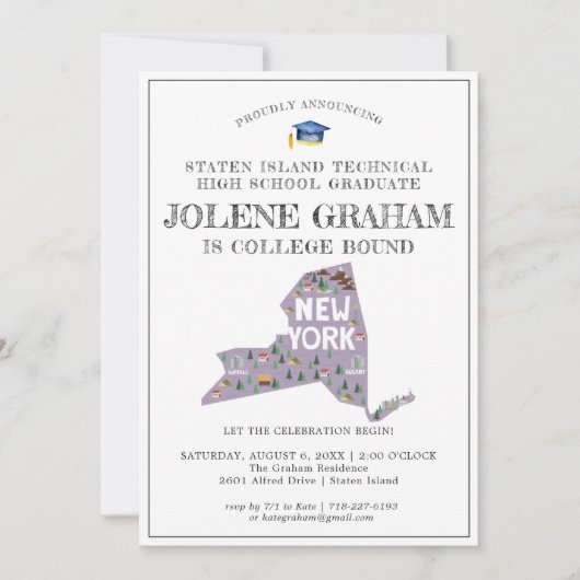 New York | Afstudeerfeest voor University (Voorkant)