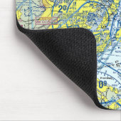 New York Airspace Mousepad Muismat (Hoek)