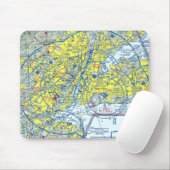 New York Airspace Mousepad Muismat (Met muis)