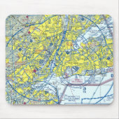 New York Airspace Mousepad Muismat (Voorkant)