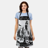 New York All-Over Print Schort (Gedragen)