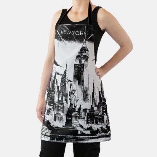 New York All-Over Print Schort (Insitu)