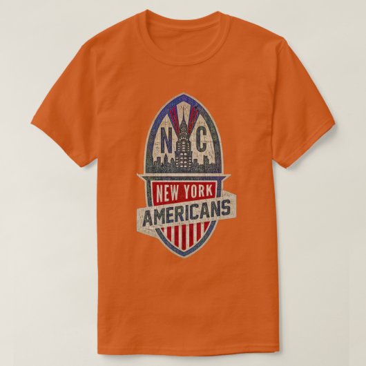 New York Amerikanen Hockey T-shirt (Design voorkant)