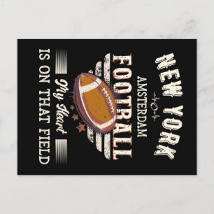 New York Amsterdam American Football Briefkaart