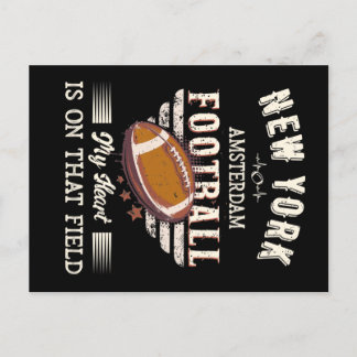 New York Amsterdam American Football Briefkaart