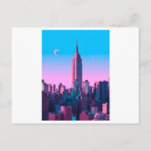 New york anime city briefkaart (Voorkant)