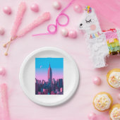 New york anime city papieren bordje (Feest)