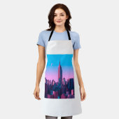 New york anime city schort (Gedragen)