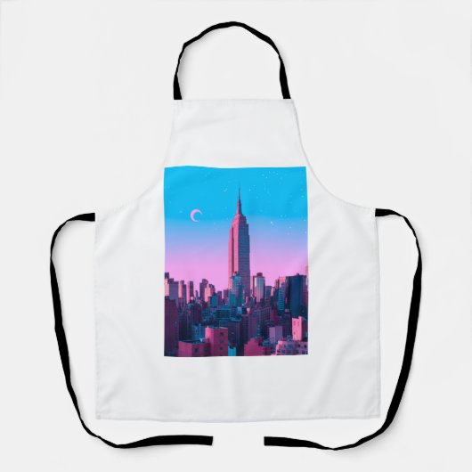 New york anime city schort (Voorkant)