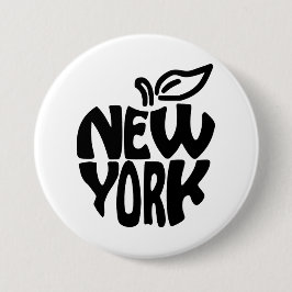 New York Apple Ronde Button 7,6 Cm