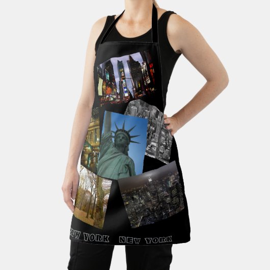 New York Apron NYC Landmark Souvenir Aprons Schort (Insitu)