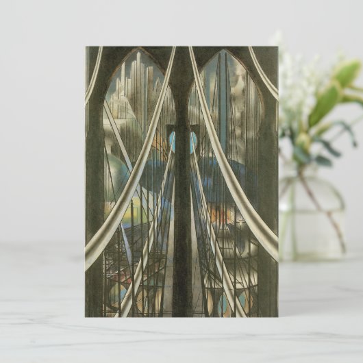 New York Architecture, Brooklyn Bridge (Staand voorkant)