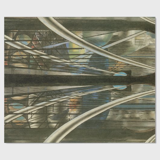 New York Architecture, Brooklyn Bridge Cadeaupapier (Vlak)