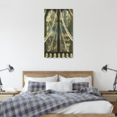  New York Architecture, Brooklyn Bridge Canvas Afdruk (Insitu (Slaapkamer))