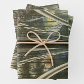 New York Architecture, Brooklyn Bridge Inpakpapier Vel (In situ)