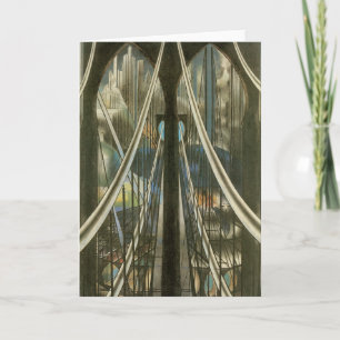 New York Architecture, Brooklyn Bridge Kaart
