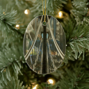 New York Architecture, Brooklyn Bridge Keramisch Ornament