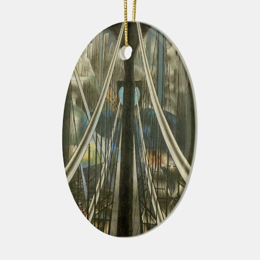  New York Architecture, Brooklyn Bridge Keramisch Ornament (Links)