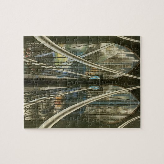 New York Architecture, Brooklyn Bridge Legpuzzel (Horizontaal)