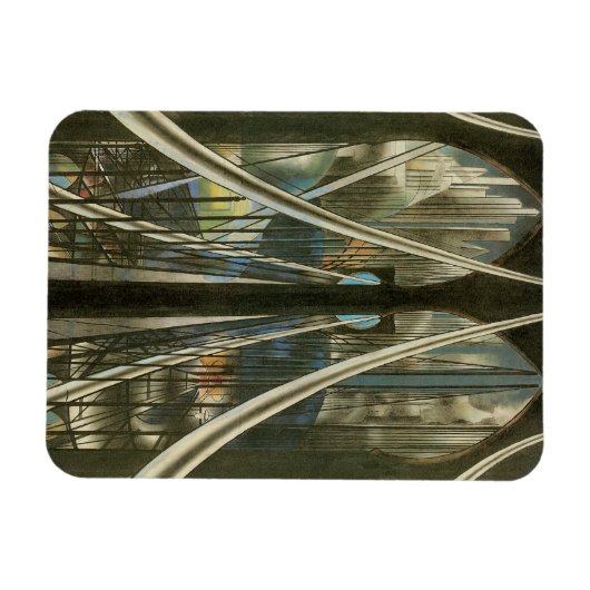 New York Architecture, Brooklyn Bridge Magneet (Horizontaal)