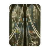 New York Architecture, Brooklyn Bridge Magneet (Verticaal)