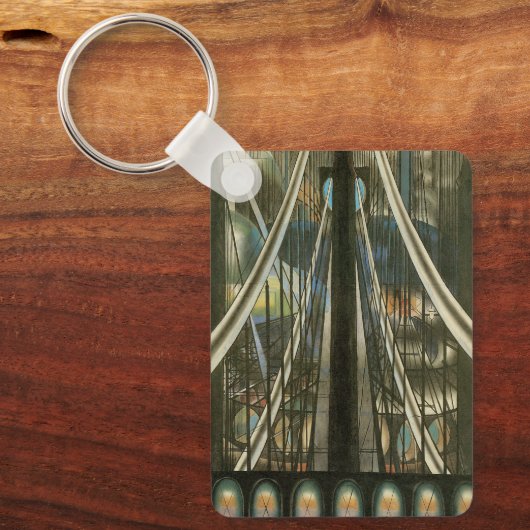  New York Architecture, Brooklyn Bridge Sleutelhanger (Voorkant)