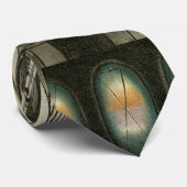 New York Architecture, Brooklyn Bridge Stropdas (Opgerold)