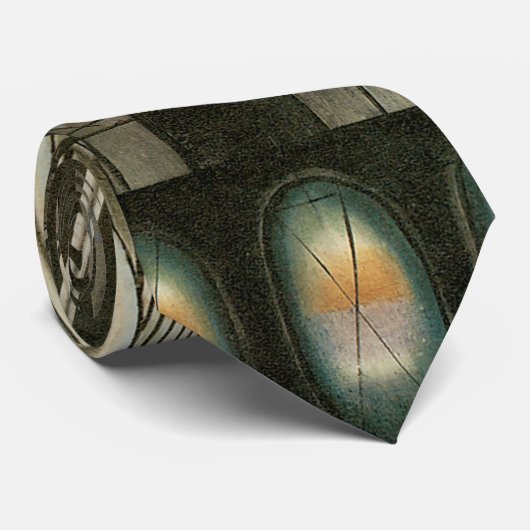 New York Architecture, Brooklyn Bridge Stropdas (Opgerold)