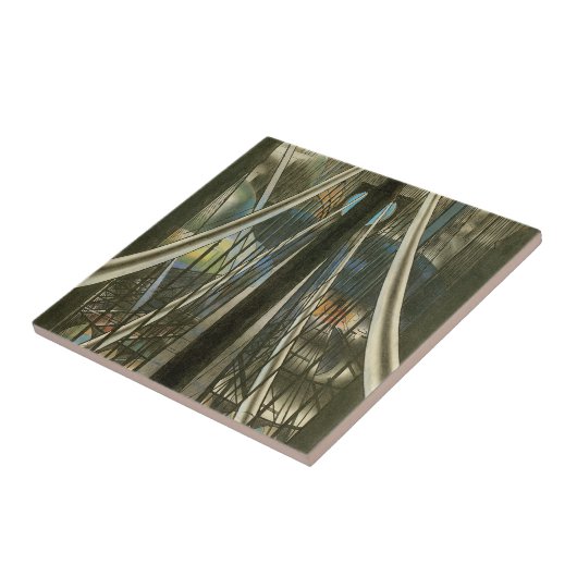 New York Architecture, Brooklyn Bridge Tegeltje (Zijkant)