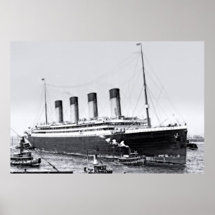 New York Arrival:  RMS Olympic Poster