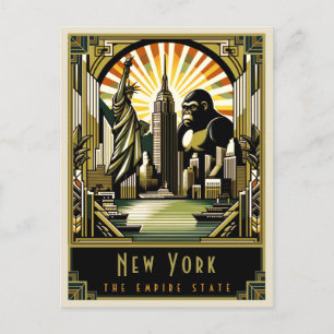 New York   Art. Deco Briefkaart