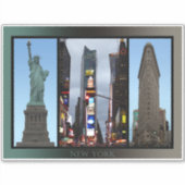New York Art Sticker - Aangepaste NYC-decalen (Voorkant)