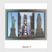 New York Art Sticker - Aangepaste NYC-decalen (Vel)