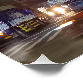 New York at night Perfect Poster (Hoek)