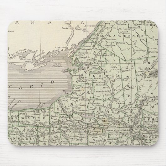New York Atlas Map Muismat (Voorkant)