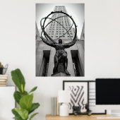 NEW YORK ATLAS POSTER (Thuiskantoor)