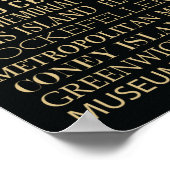 New York Attractions Poster (Hoek)