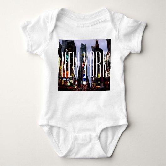 New York Baby Creeper Organic New York Souvenir Romper (Voorkant)